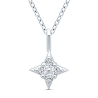 Star of Hope Diamond Cluster Pendant
