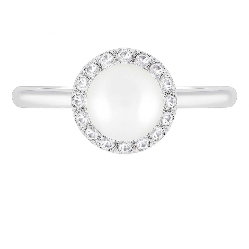Silken Light Pearl Ring