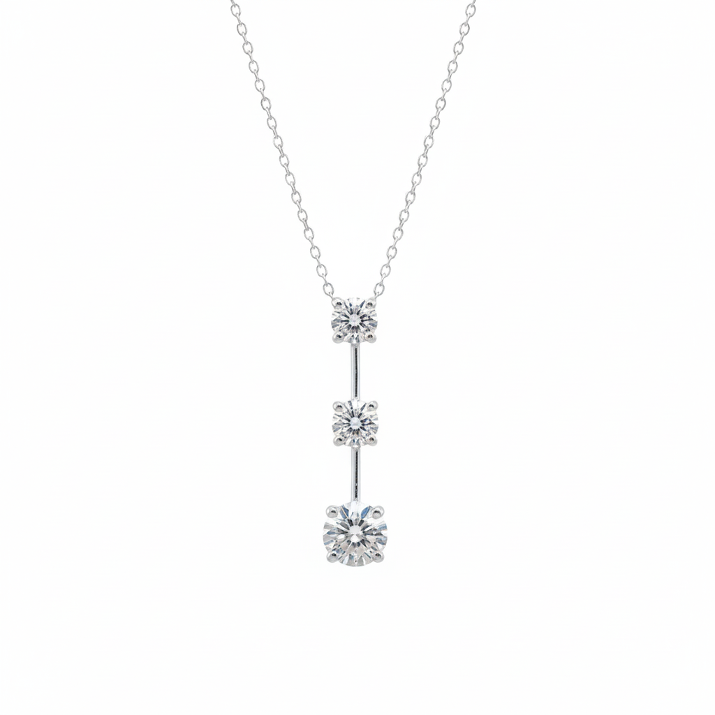 ShimmerLine Diamond Necklace