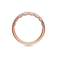 Rosé Iceline Diamond Band