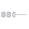 Diamond Halo Stud Earrings