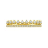 Shy Creation® Tiara Crest Diamond Band