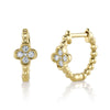 Shy Creation® Lucky Clover Huggie Hoop Earrings