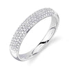 Shy Creation® Pavé Diamond Band