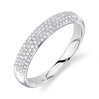 Shy Creation® Pavé Diamond Band