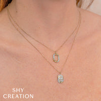 Shy Creation® Twilight Loop Diamond Pendant