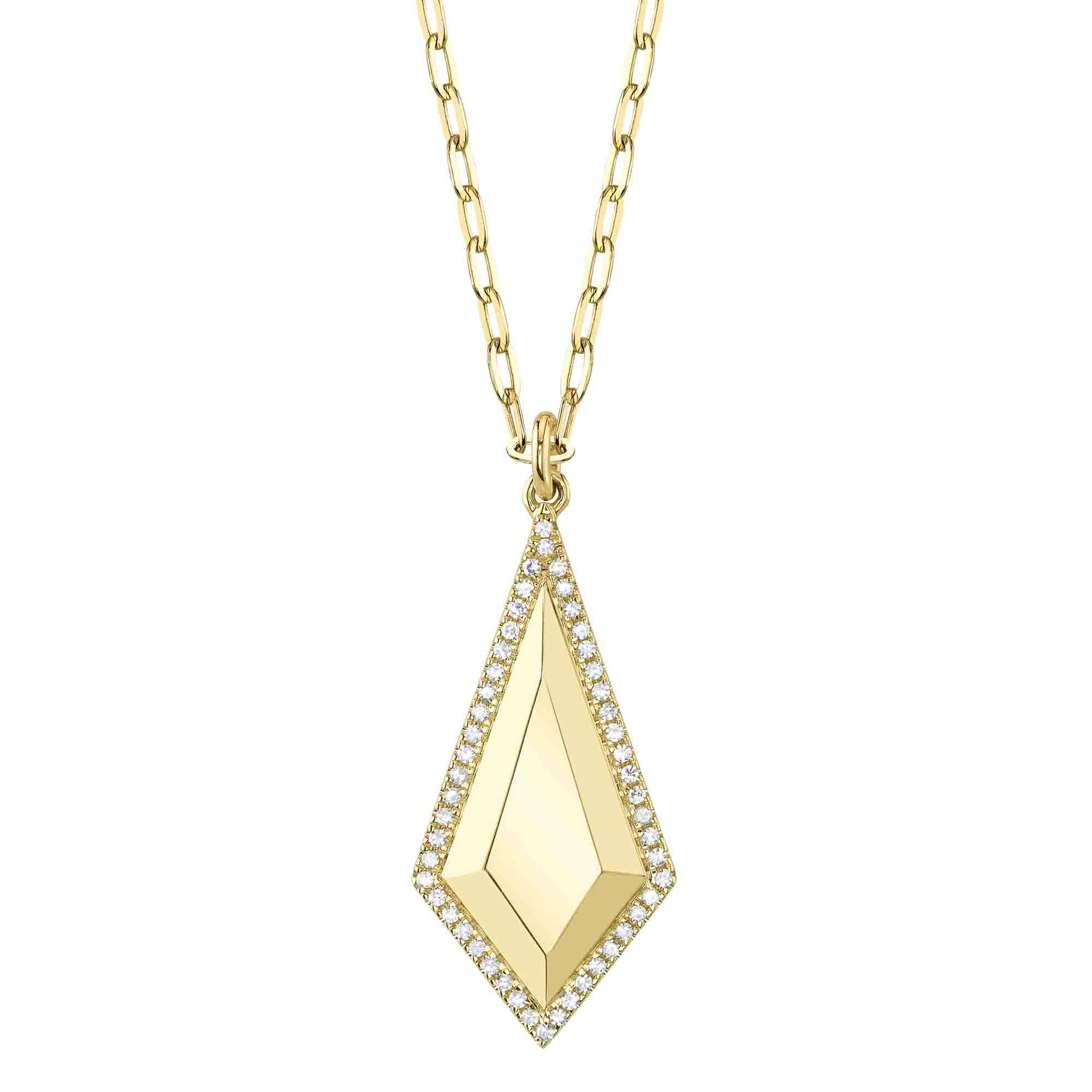 Shy Creation® Geo Radiance Diamond Pendant