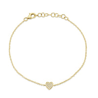 Shy Creation® Eternal Heart Diamond Bracelet