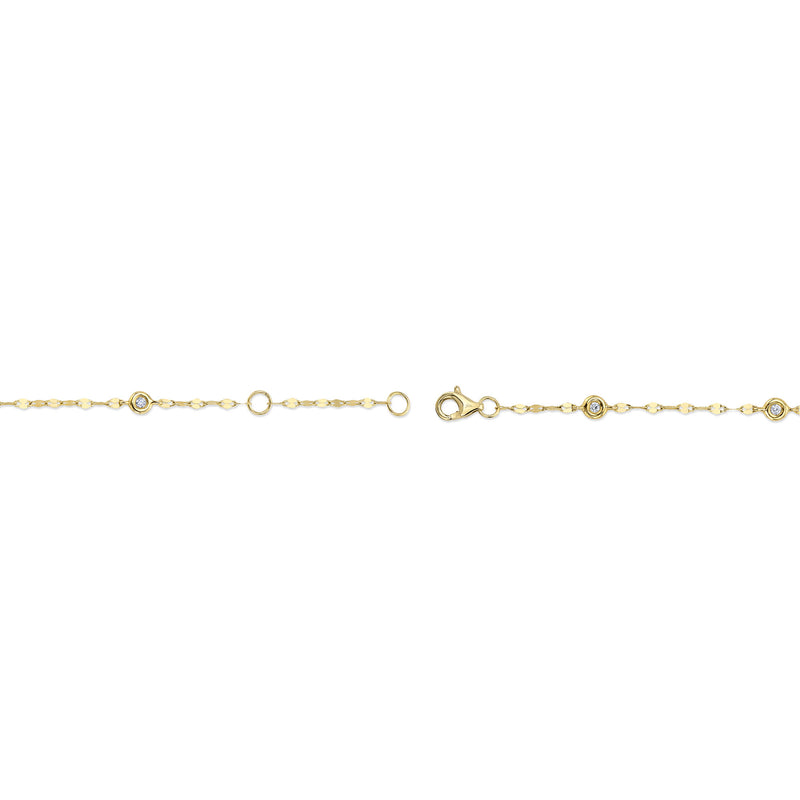 Shy Creation® Sparkpulse Bezel Diamond Bracelet