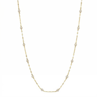 Shy Creation® Silkline Pearl Chain Necklace