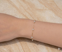 Shy Creation® Silkline Pearl Chain Bracelet