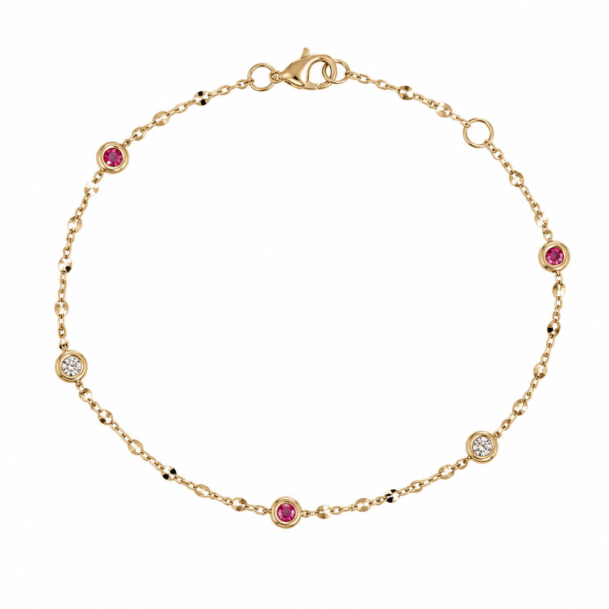 Shy Creation® Ruby Station Bracelet