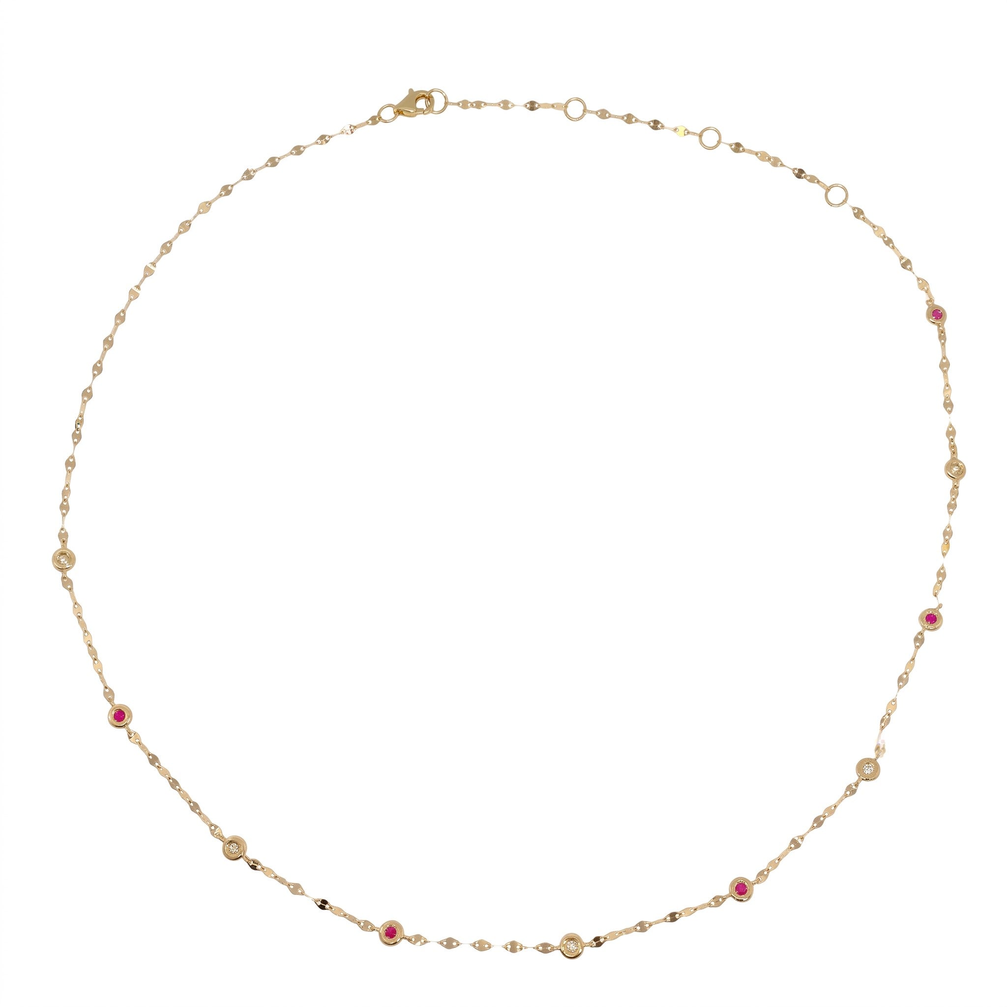 Shy Creation® Ruby Station Necklace
