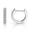 Shy Creation® Mini Diamond Huggie Hoops