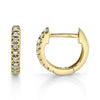 Shy Creation® Mini Diamond Huggie Hoops