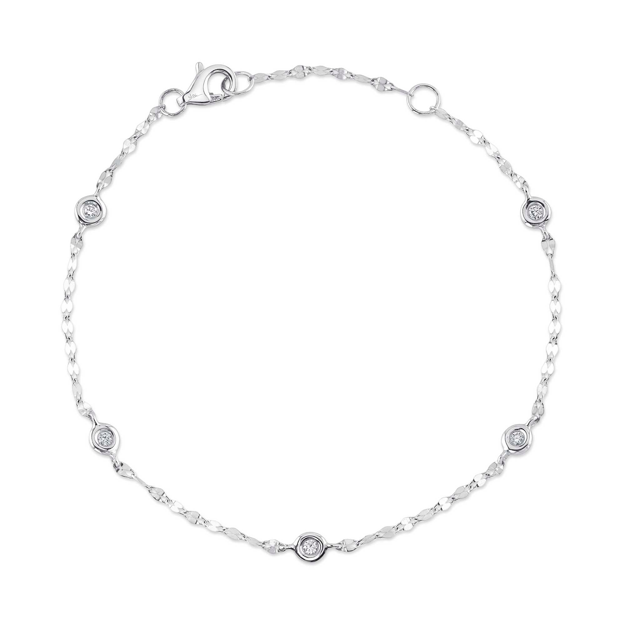 Shy Creation® Sparkpulse Bezel Diamond Bracelet