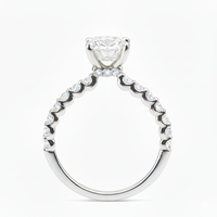 Love Story® Oval Diamond Semi Mounting Engagement Ring